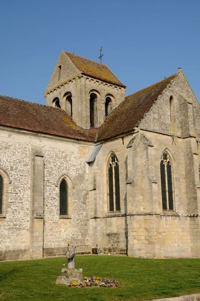 La vecchia chiesa di Seraincourt a Ile de France — Foto Stock