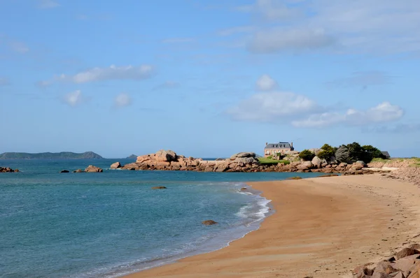 stock image Brittany, la Greve de Toul Drez in Tregastel