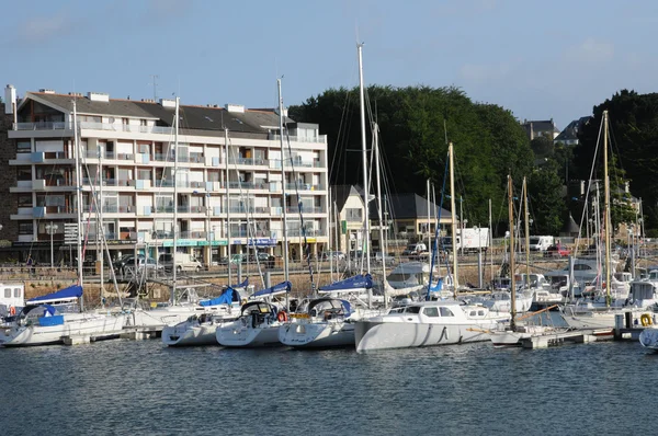 Bretagne-ban, a kikötő Perros-Guirec — Stock Fotó