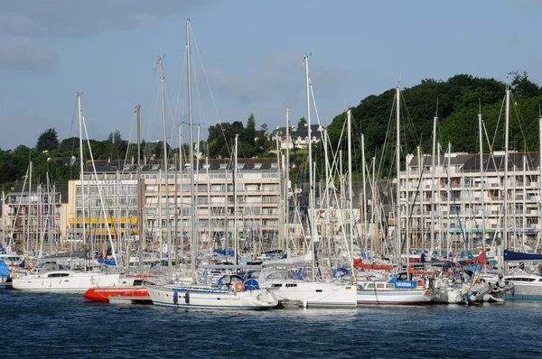 stock image Brittany, the harbour of Perros Guirec