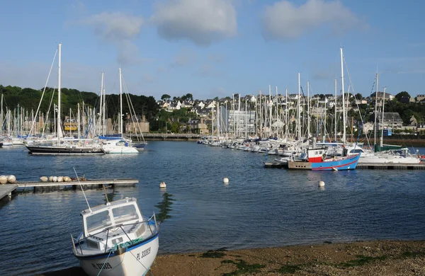 stock image Brittany, the harbour of Perros Guirec