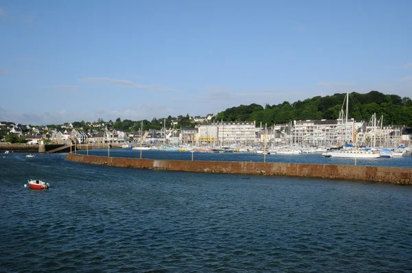 Bretaň, přístav perros guirec — Stock fotografie