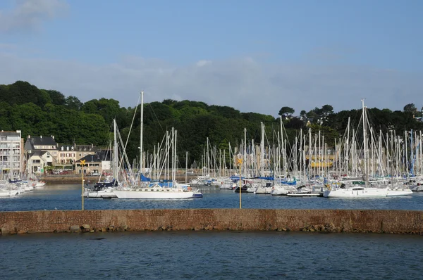 Bretagne, hamnen i perros guirec — Stockfoto