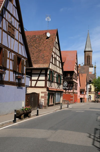 Alsace, le village de Kintzheim dans le Bas Rhin — Photo