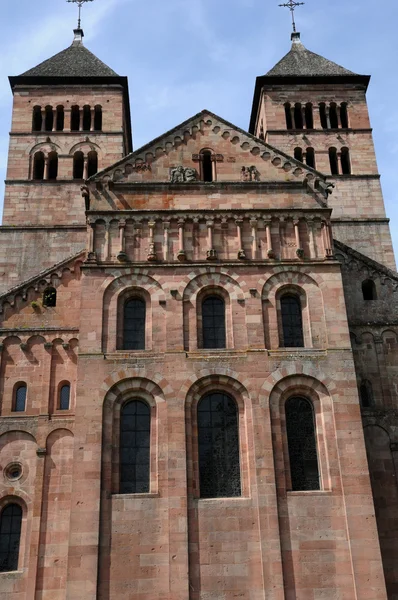 L'abbazia romana di Murbach in Alsazia — Foto Stock
