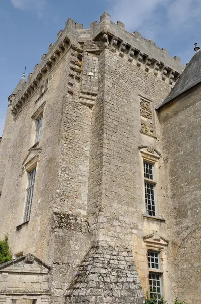 Το κάστρο της πόλη: vayres στο gironde — Φωτογραφία Αρχείου