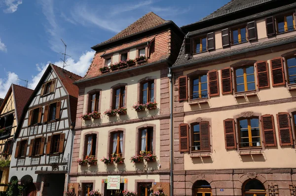 Франція, село Bergheim у провінції Alsace — стокове фото