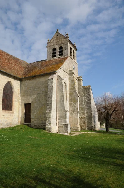 Val d Oise, la vieille église de Wy dit Joli Village — Photo