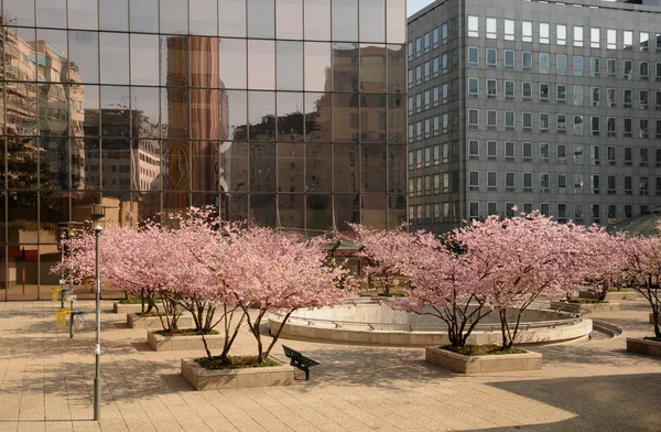 stock image France, modern building in the district of La Defense