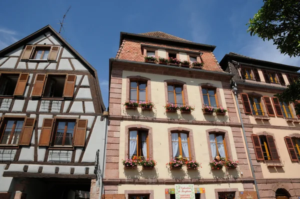 France, the village of Bergheim in Alsace — Stock Photo, Image
