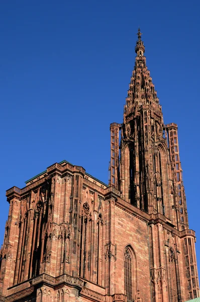 Francia, la catedral de Estrasburgo en Alsacia — Foto de Stock