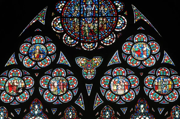 France, collegiate church of Mantes La Jolie Stock Image