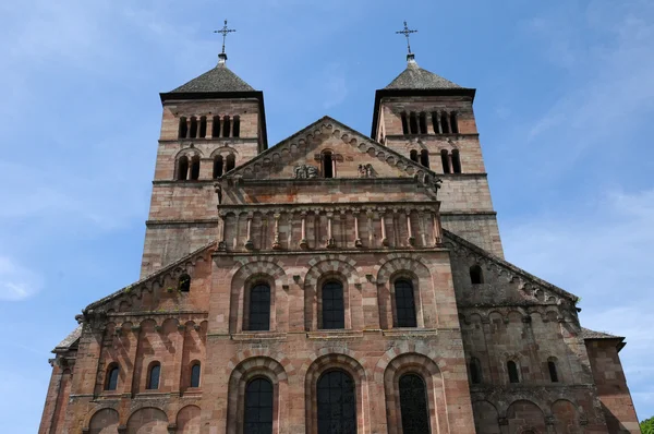 The roman abbey of Murbach in Alsace — Stock Photo, Image