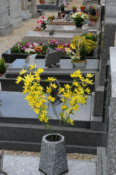 アルザスの oberhausbergen の墓地 — ストック写真