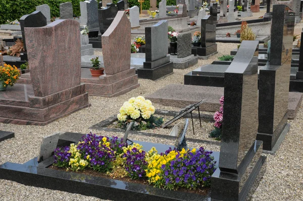 A temető Oberhausbergen elzászi — Stock Fotó