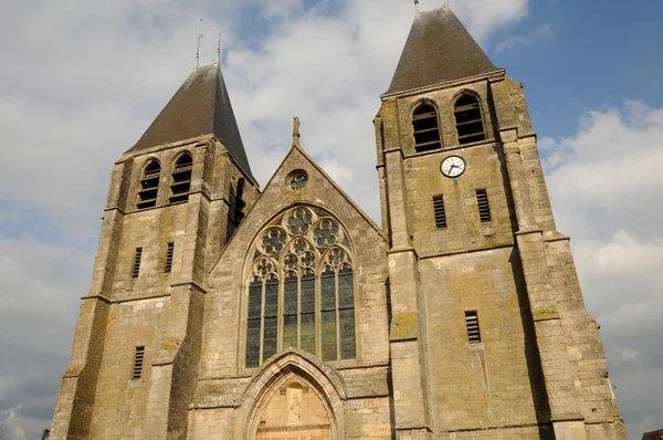 stock image France, the collegiate church of Ecouis in l Eure