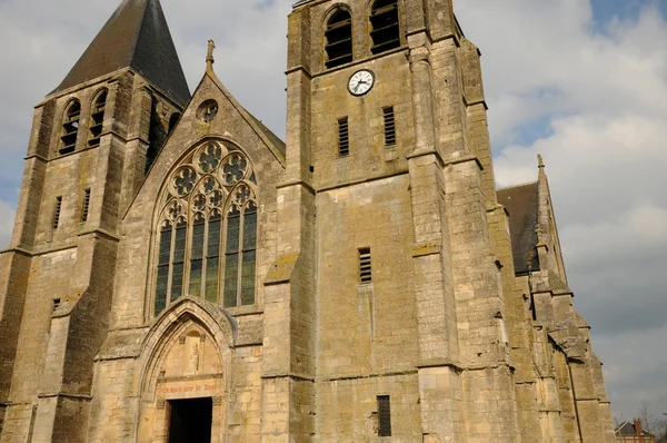 Fransa, ecouis l eure içinde collegiate Kilisesi — Stok fotoğraf
