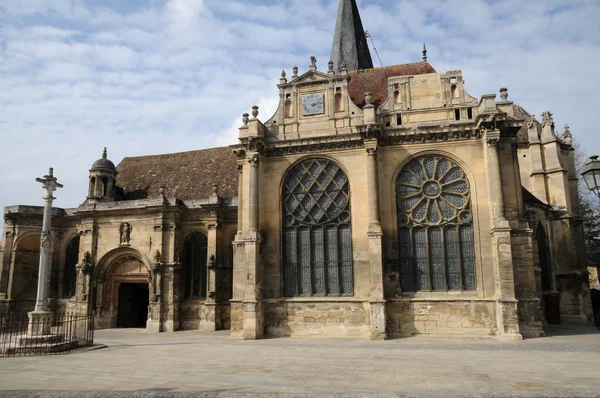 stock image France, church of Magny en Vexin in Val d Oise