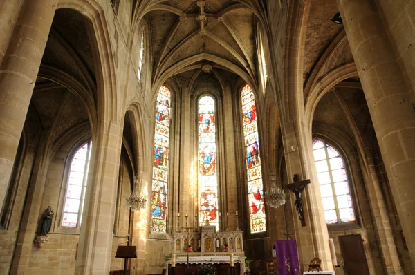 Francia, iglesia de Magny en Vexin en Val d Oise — Foto de Stock
