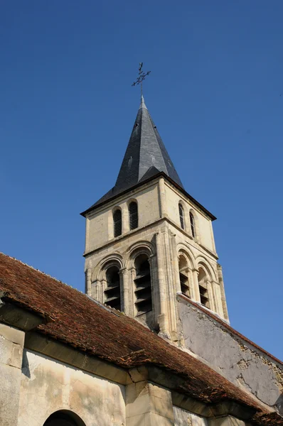 França, a igreja gótica de Themericourt — Fotografia de Stock