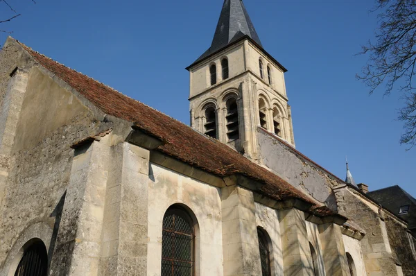 Fransa, themericourt Gotik Kilisesi — Stok fotoğraf