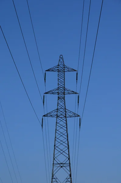 Frankrijk, een elektrische lijn in Val d 'Oise — Stockfoto