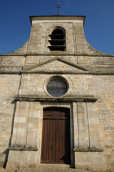 V 알 d Oise Sagy 클래식 교회 — 스톡 사진
