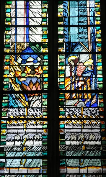 ฝรั่งเศส, โบสถ์เพื่อนร่วมงานของ Ecouis ใน l Eure — ภาพถ่ายสต็อก