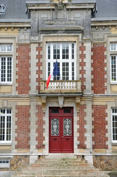 Frankrijk, het stadhuis van ecouis in Normandië — Stockfoto