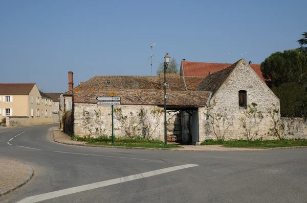法国村庄的 val d longuesse 瓦兹 — 图库照片