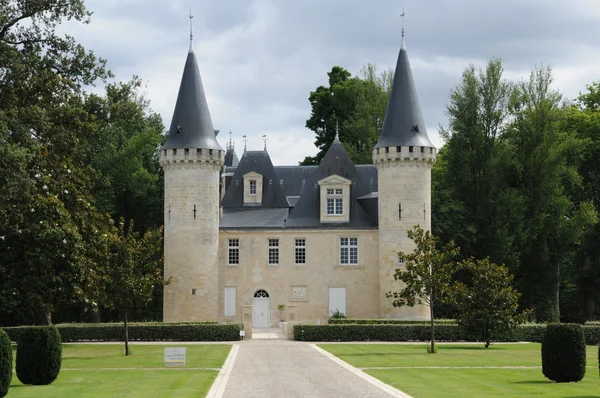 The castle of Agassac in Gironde — Stock Photo, Image