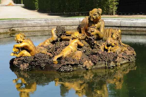公園のベルサイユ宮殿の青銅色の彫像 — ストック写真