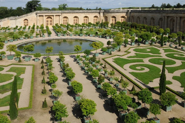 stock image France, garden of the Versailles palace Orangery