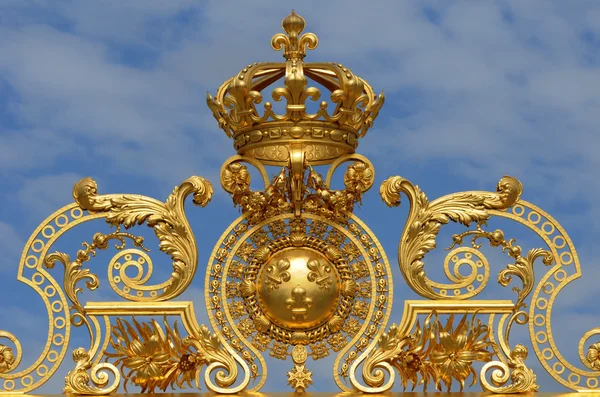 stock image France, golden gate of Versailles palace in Les Yvelines