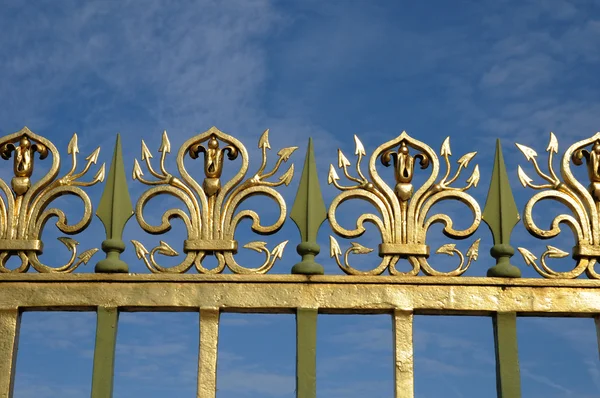 stock image France, golden gate of Versailles palace in Les Yvelines