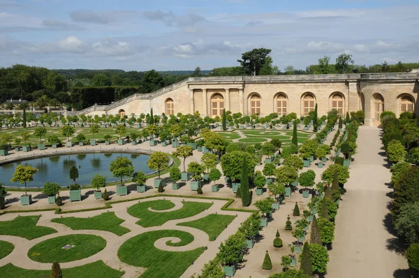 Franciaország, kert, a Versailles-i palota Orangery — Stock Fotó
