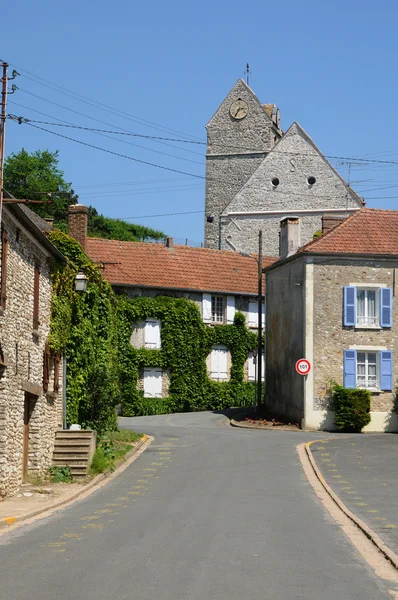 França, a aldeia de Jumeauville em Les Yvelines — Fotografia de Stock