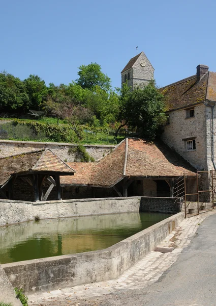 Γαλλία, το χωριό της jumeauville στο les yvelines — Φωτογραφία Αρχείου