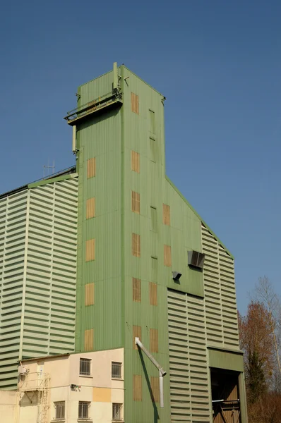 France, a silo in Gasny — Stock Photo, Image