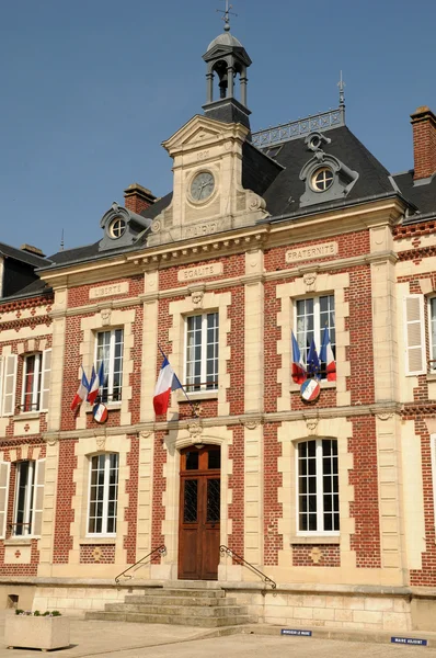 Frankreich, das Rathaus von gasny in eure — Stockfoto