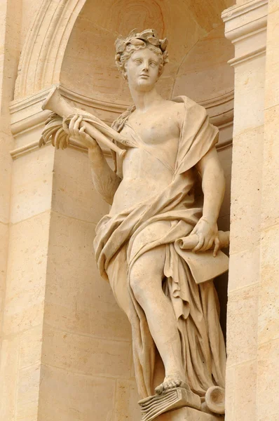 Ile de France, статуя Версальський палац — стокове фото