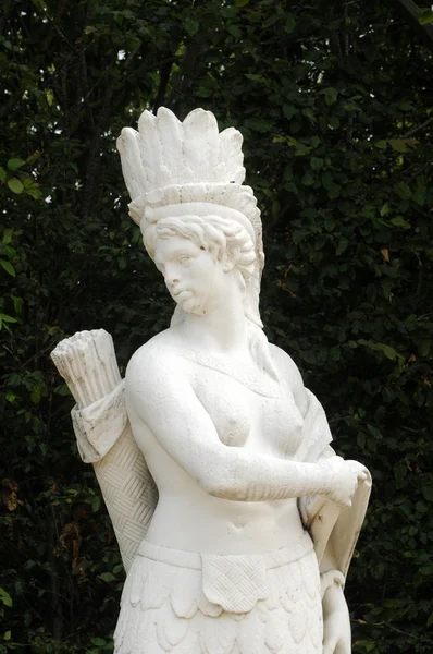 Ile de France, statue in the park of Versailles Palace — Stock Photo, Image