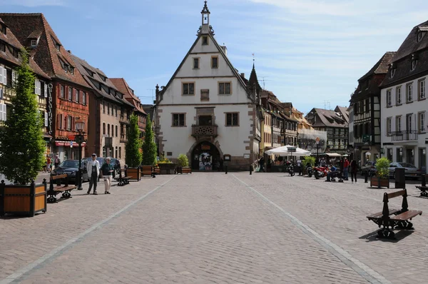 stock image France, the market square of Obernai