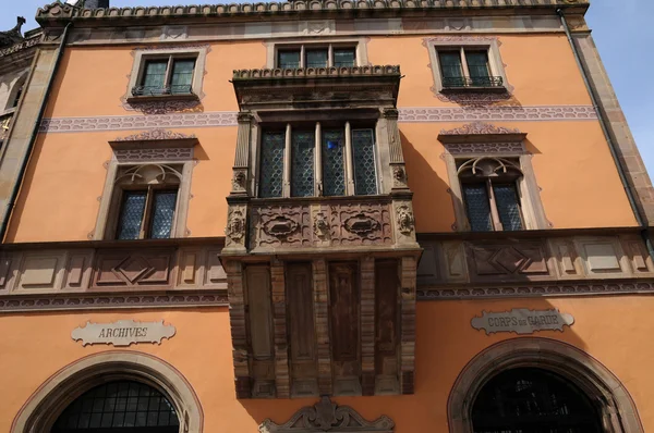 stock image France, city hall of Obernai in Alsace