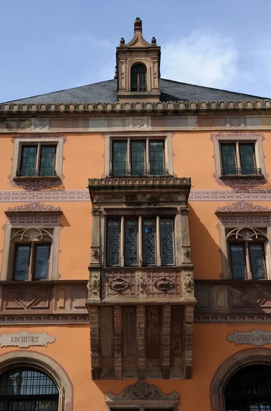 Stock image France, city hall of Obernai in Alsace