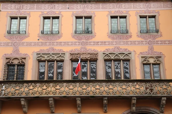 stock image France, city hall of Obernai in Alsace