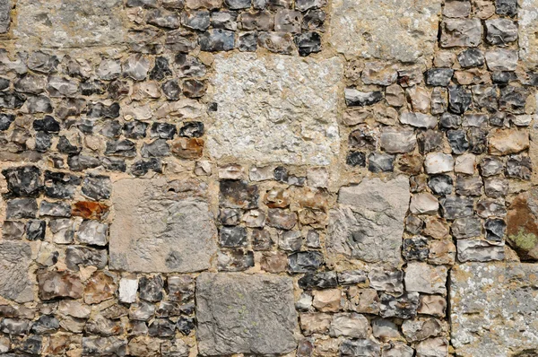 Francia, detalle de un muro en Lyons la Foret — Foto de Stock