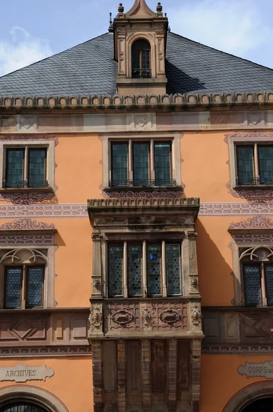 stock image France, city hall of Obernai in Alsace