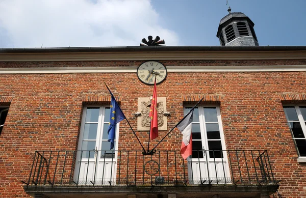 France, the city hall of Lyons la Foret in Normandie — Stock Photo, Image