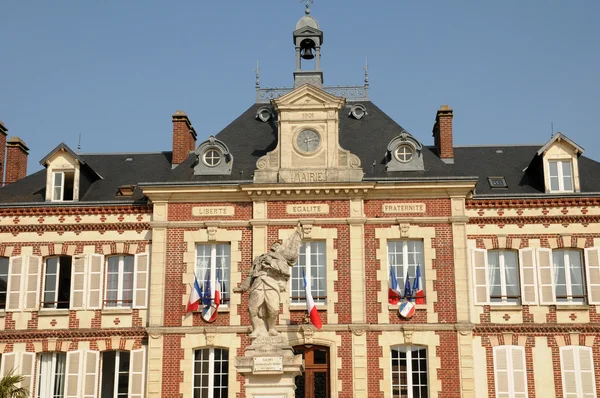 Frankrig, rådhuset i Gasny i Eure - Stock-foto